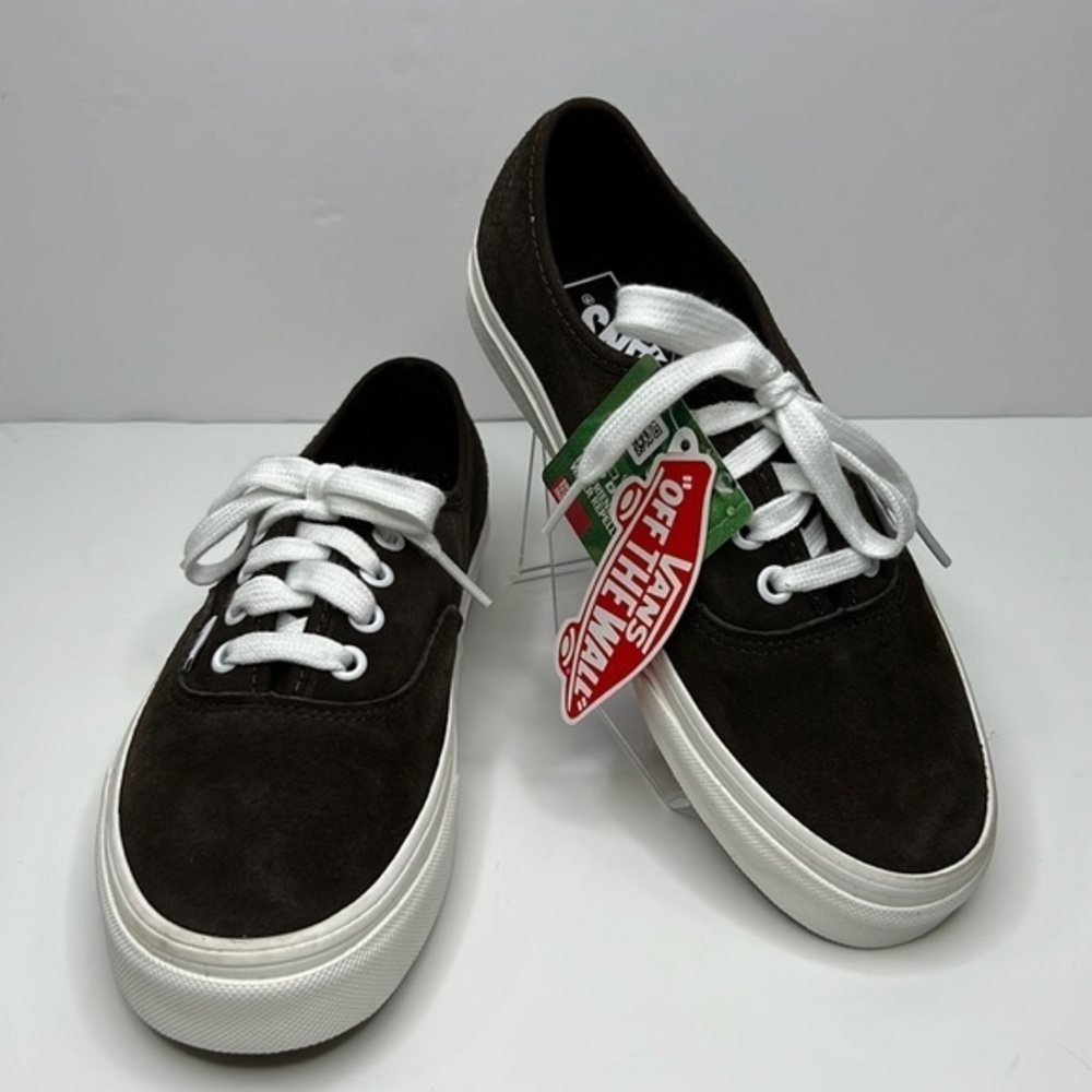 VANS Woman's Old School Skate Shoe Pig Suede Holiday Spice Demitasse Brown Sz 7